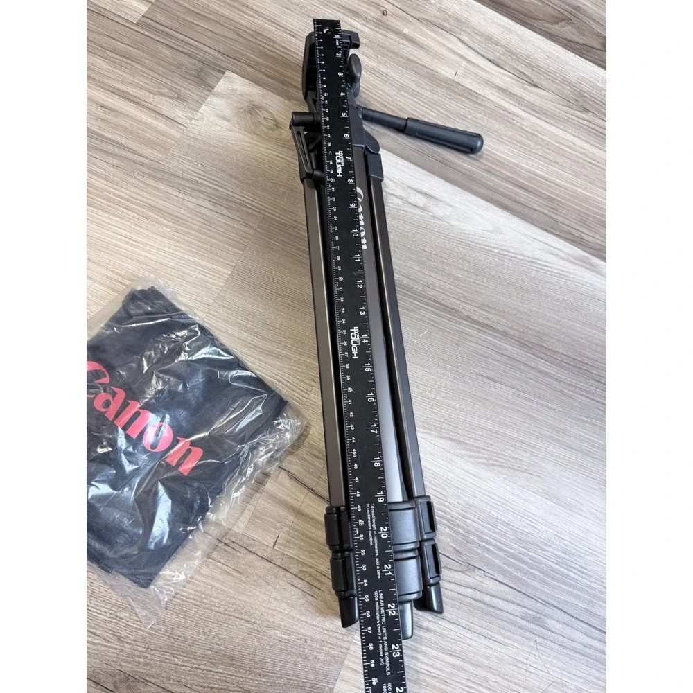 Canon Deluxe Tripod 200 for Photo and Video with Carrying Case Aluminum Black